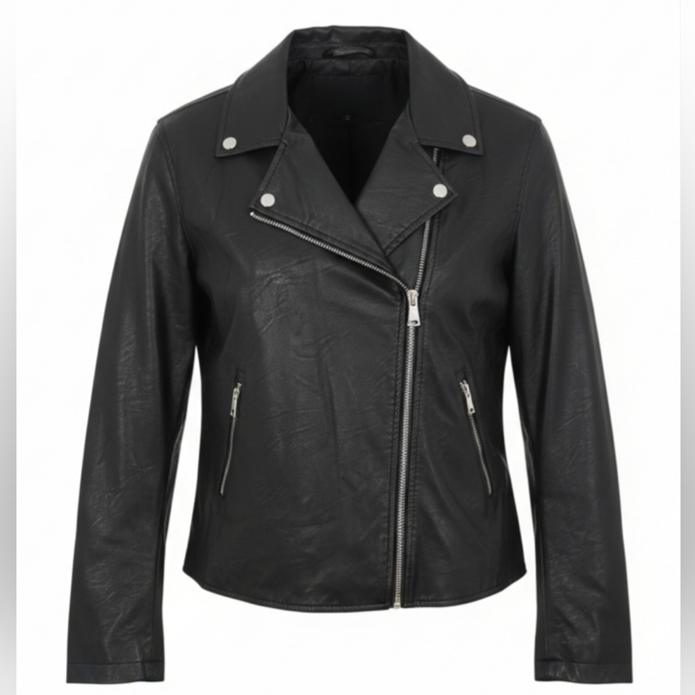 Faux Leather Moto Jacket Elizabeth and James NWOT Size XL Light Weight
